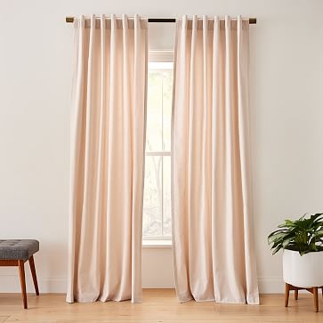 Solid Flannel Curtain Sable 48"x96" - Image 0