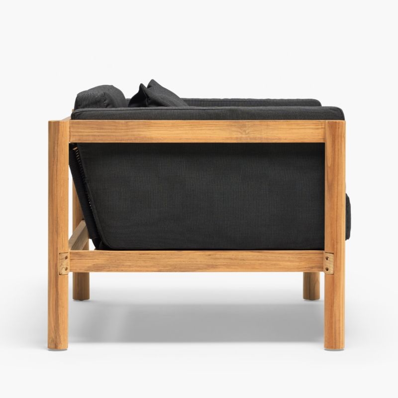 Neighbor ™ Haven Coal Outdoor Chair and a Half - Image 5