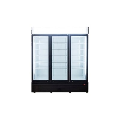 NSF 62.5 Cu. FT Beverage Three Glass Door Merchandiser Refrigerator - Image 0