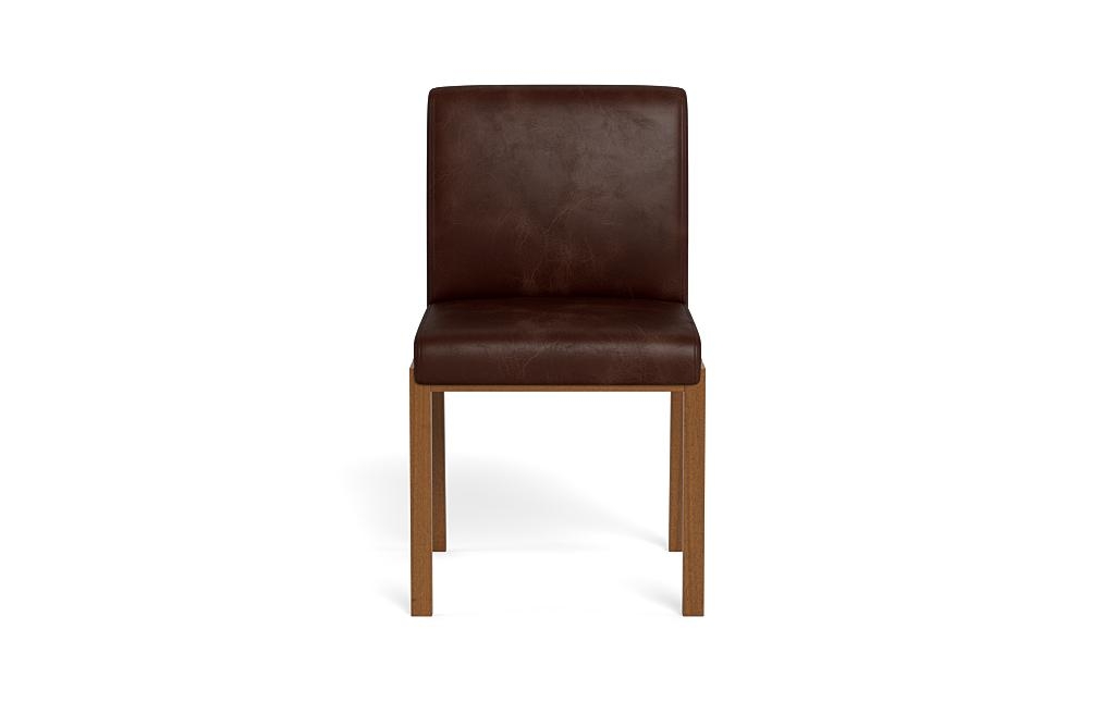Callen Leather Wood Framed Upholstered Chair - Image 0