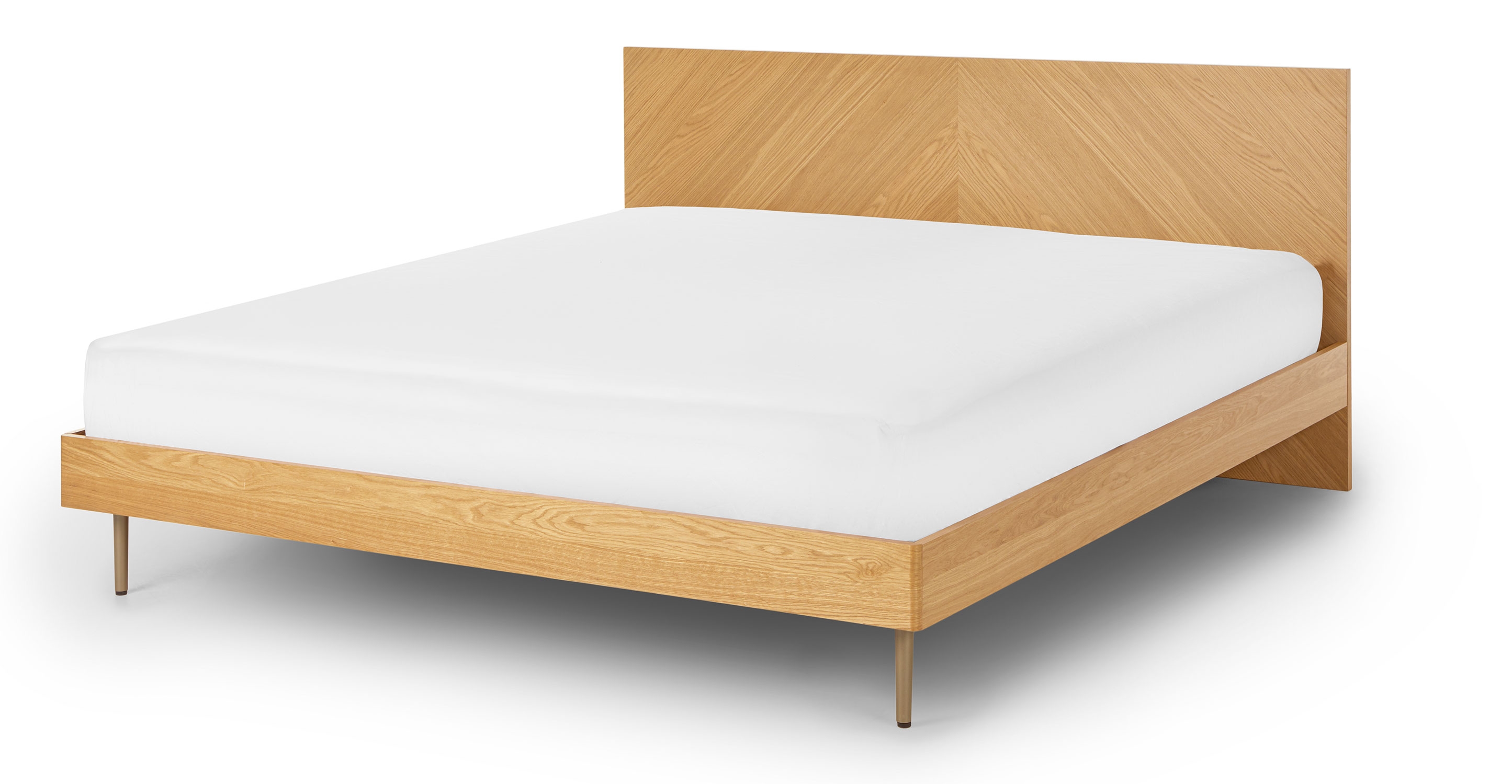 Nera Oak King Bed - Image 1