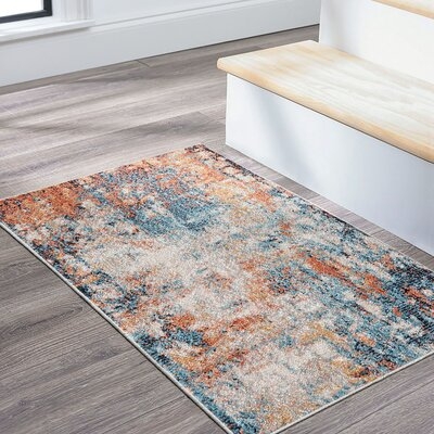 Jack Contemporary Abstract Area Rug, Multi-Color - Image 0