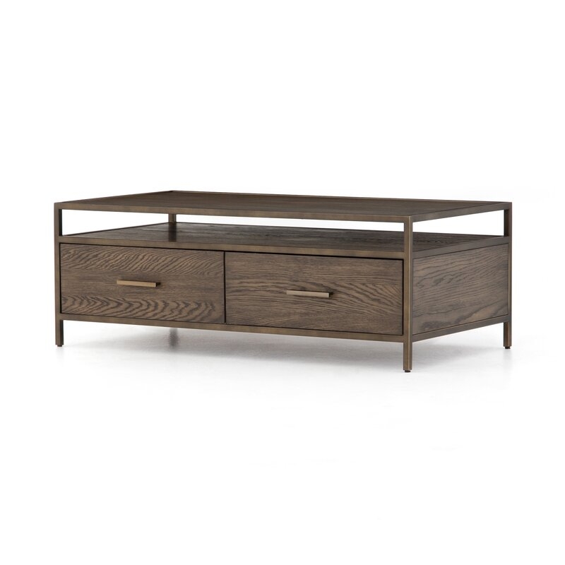 Four Hands Haiden Coffee Table with Storage - Image 0