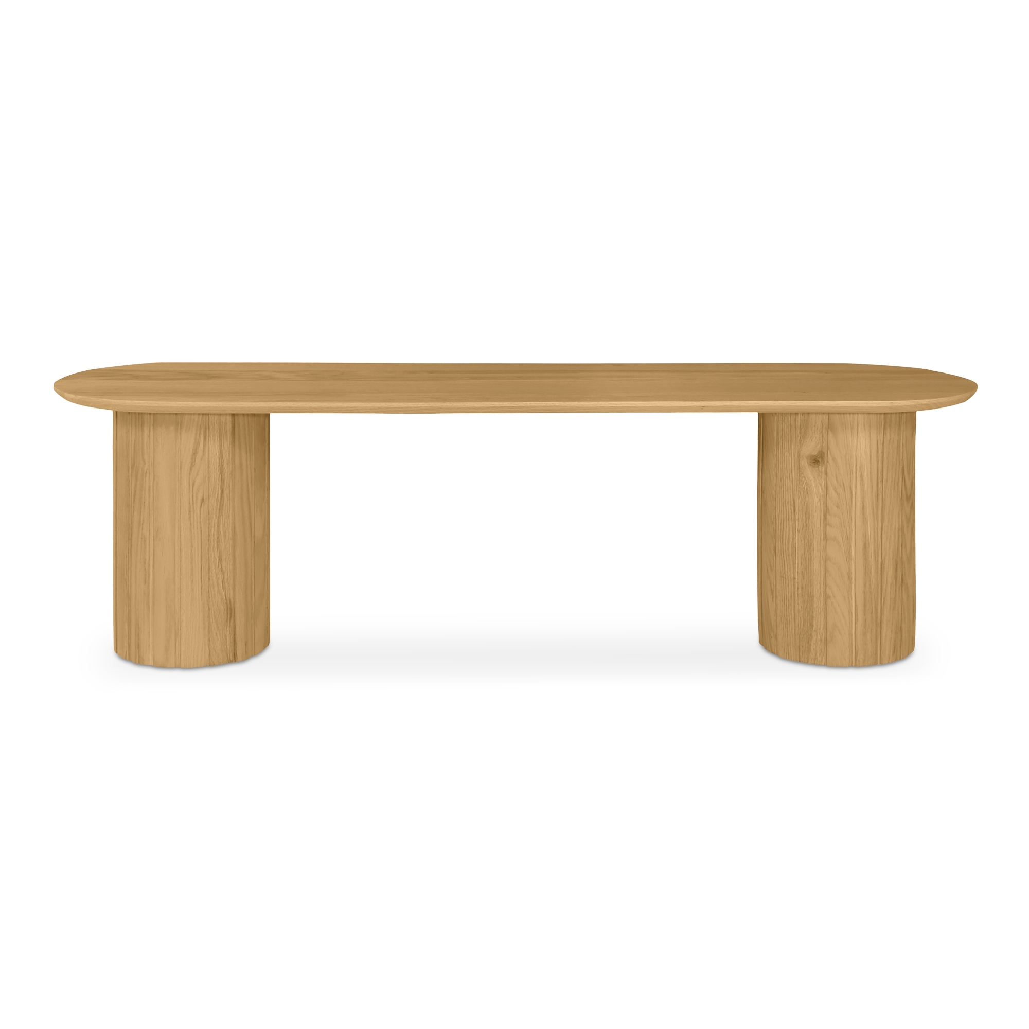 Povera Dining Bench Natural Oak - Image 0