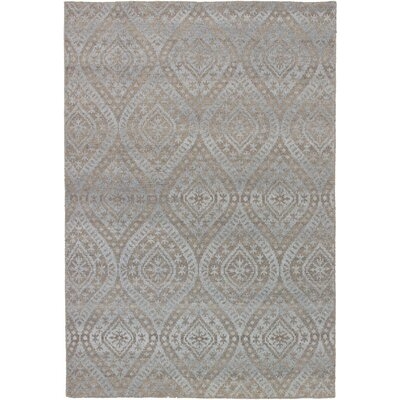 One-of-a-Kind Finlaggan Hand-Knotted Tan 5'3" x 7'9" Area Rug - Image 0