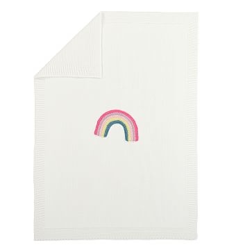 Rainbow, Baby Blanket, Pink Multi - Image 0
