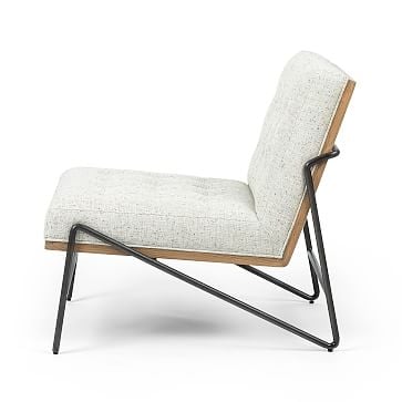 Angled Legs Chair, White - Image 5