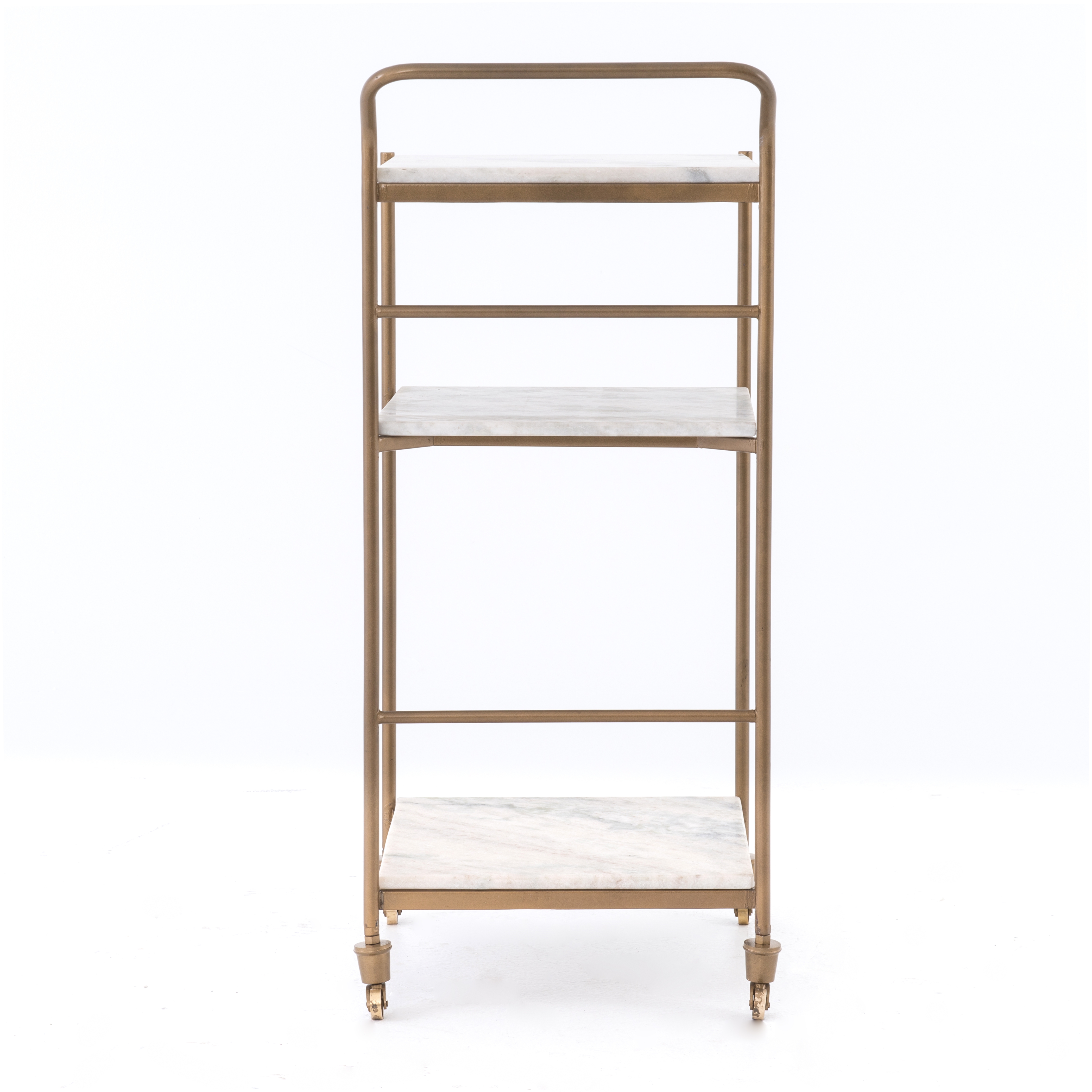 Felix Bar Cart-Antique Brass - Image 4