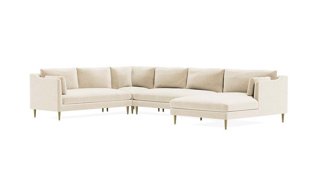 Caitlin 4-Piece Corner Sectional Sofa with Right Chaise by The EverygirlÃ?Â® - Image 2