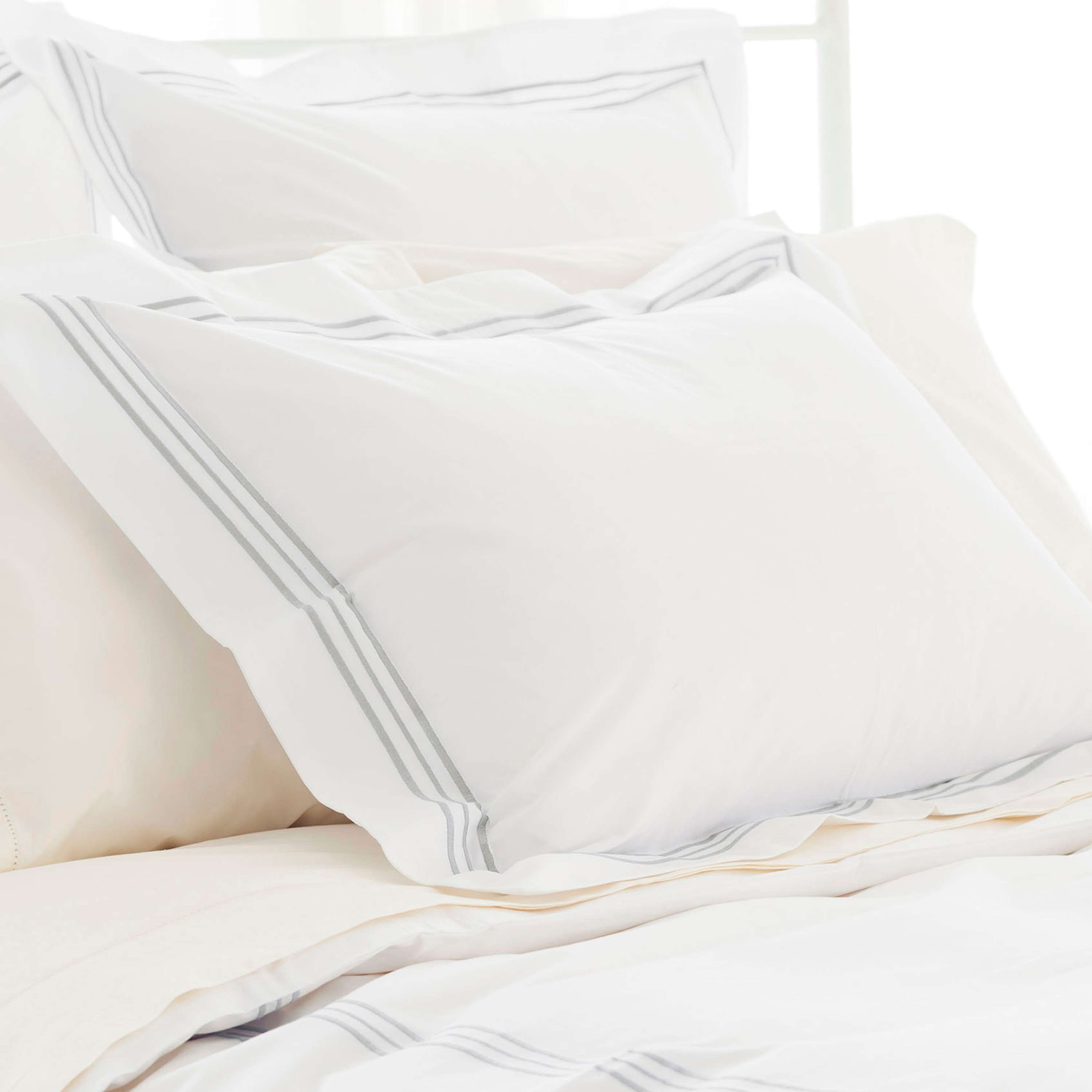 Trio Pearl Grey Sham - Image 0