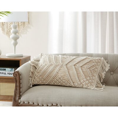 MHF Erica Hand Crafted Crochet Throw Pillow - Image 0