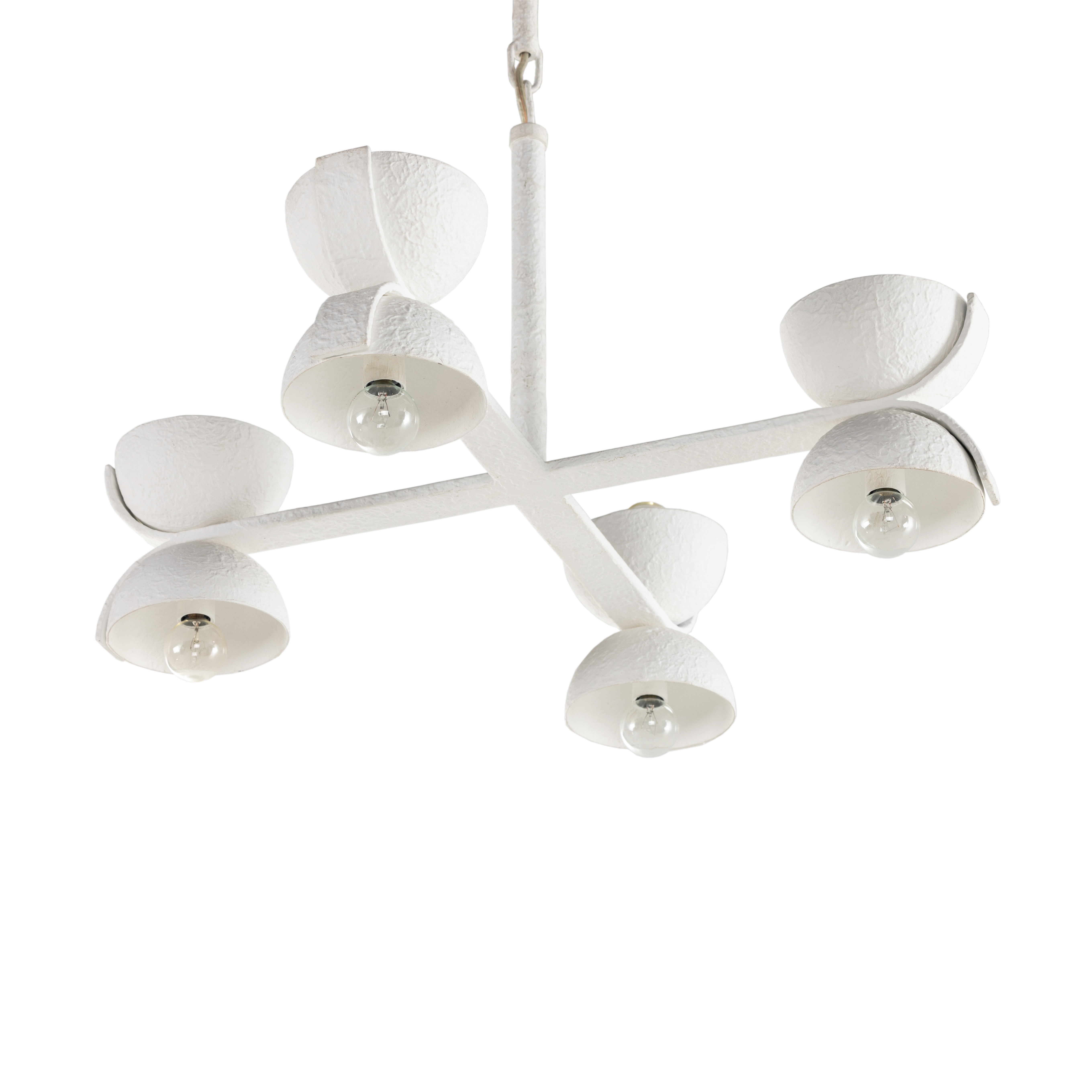 Santorini Chandelier - Matte White Plaster - Image 6