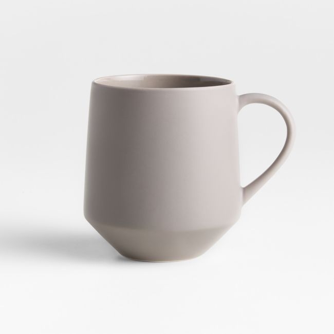 Tour 14-oz. Taupe Porcelain Mug - Image 0