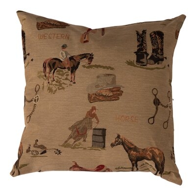 Emerico Western Tapestry Square Pillow - Image 0