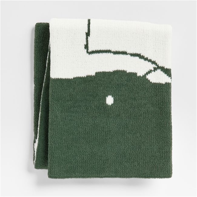 Reindeer Chenille Christmas Baby Stroller Blanket - Image 0