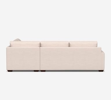 Big Sur Square Arm Upholstered Left Grand Sofa Return Bumper Sectional with Bench Cushion, Down Blend Wrapped Cushions, Performance Brushed Basketweave Sand - Image 5