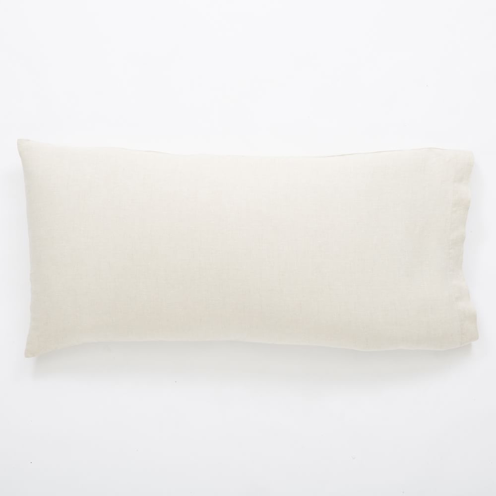 Euro Linen King Pillowcase, Natural Flax - Image 0