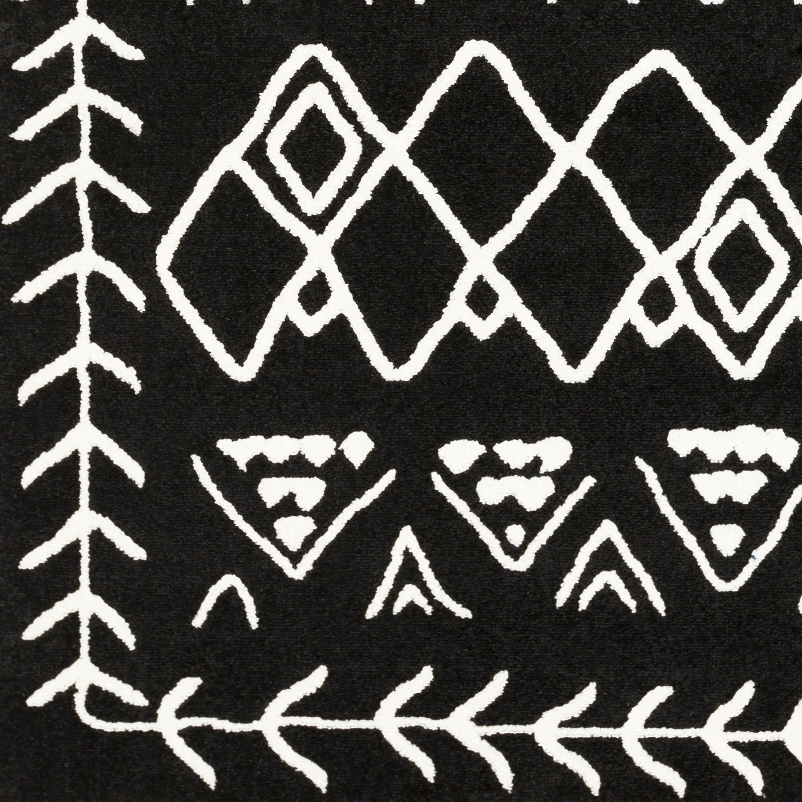 Horizon Black Indoor 7'10" x 7'10" Machine Woven Rug - Image 5