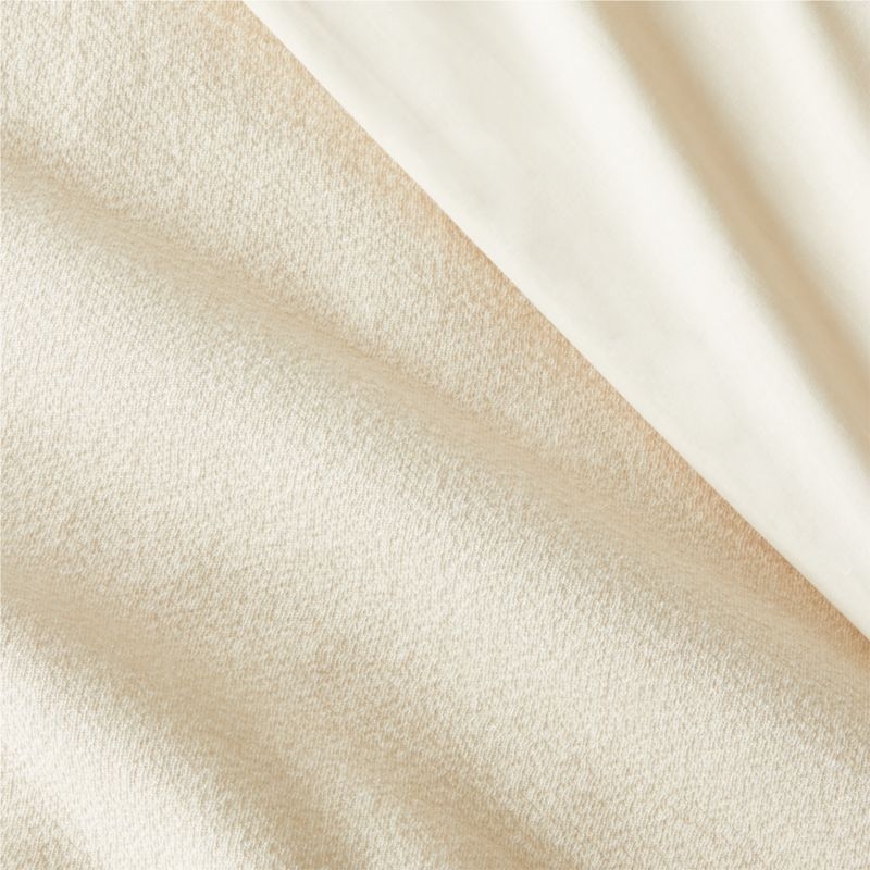 Monty Organic Cotton Natural King Duvet Cover - Image 1