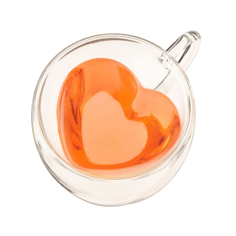 Heart 8-oz. Double Wall Glass Tea Mug - Image 4