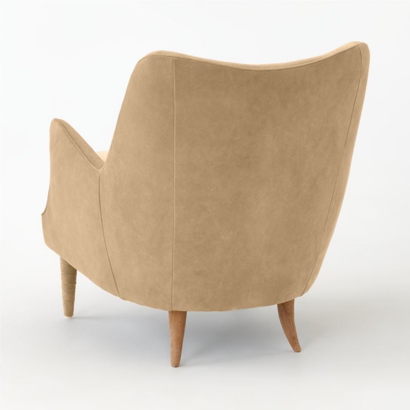 Jed Suede/Shearling Chair - Image 4