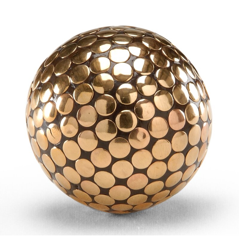 Wildwood Studded Ball Ornament - Image 0