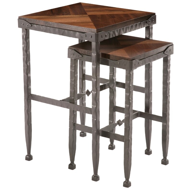Stone County Ironworks Forest Hill 2 Piece Nesting Tables - Image 0