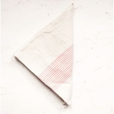 Riviera Handwoven Cotton Napkin, Blush - Image 2