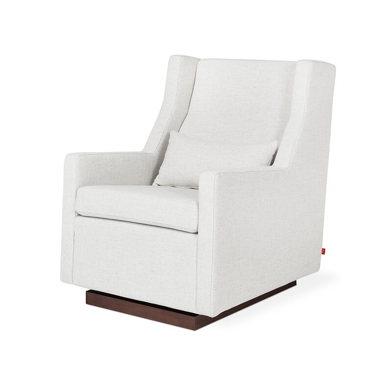 Gus* Modern Sparrow Glider Upholstery: Huron Ivory - Image 0