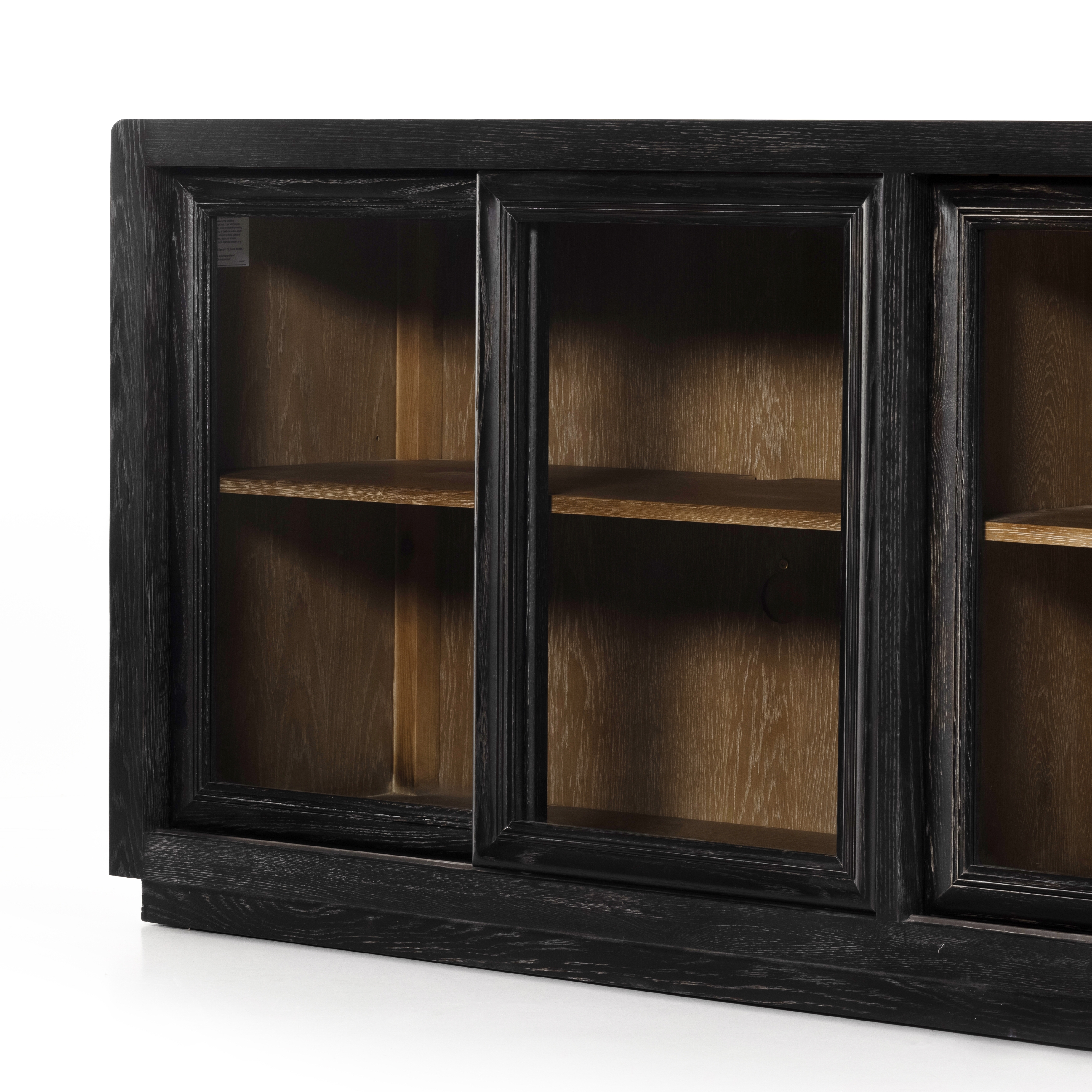 Normand Sideboard-Distressed Black - Image 10