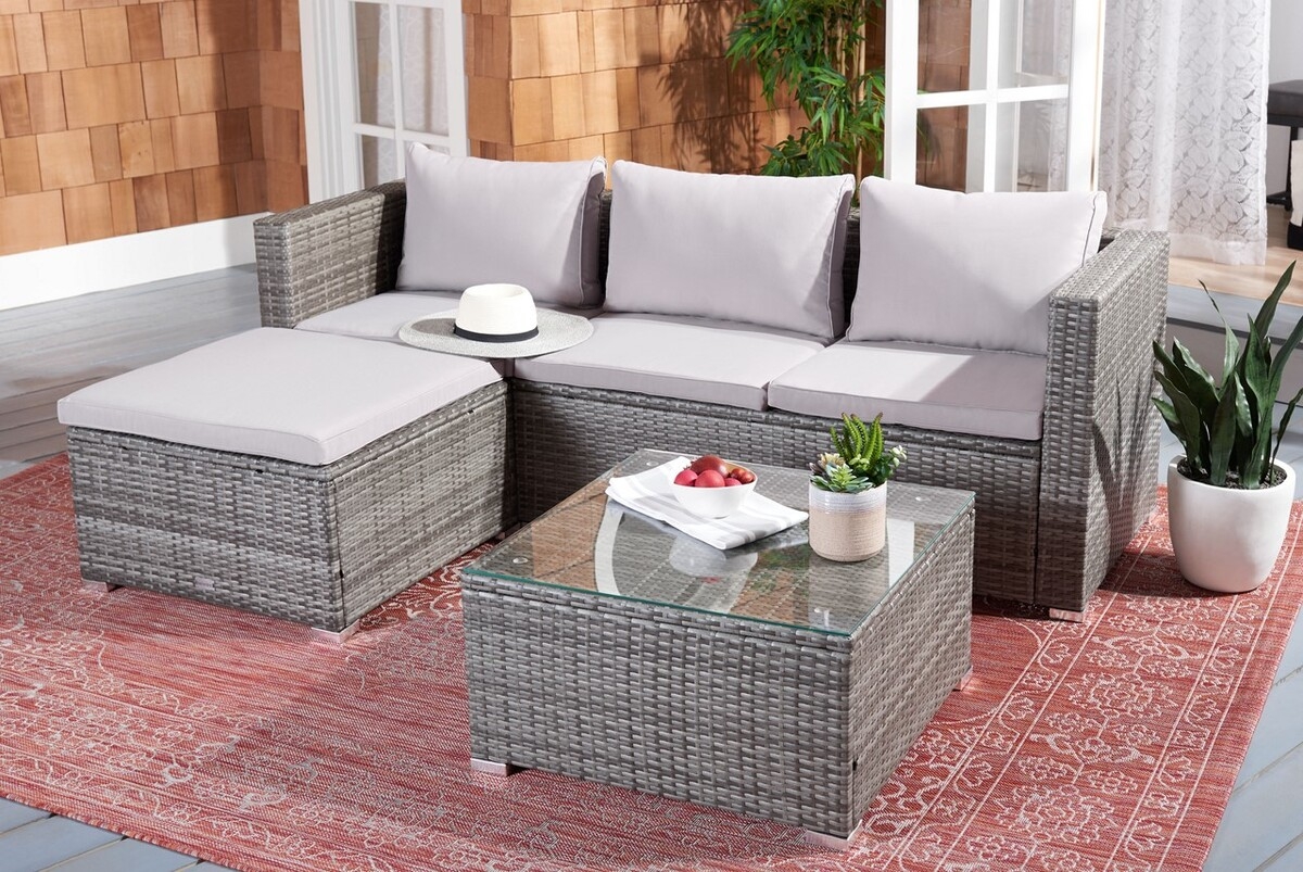 Madalina Living Set - Grey/Grey - Safavieh - Image 1