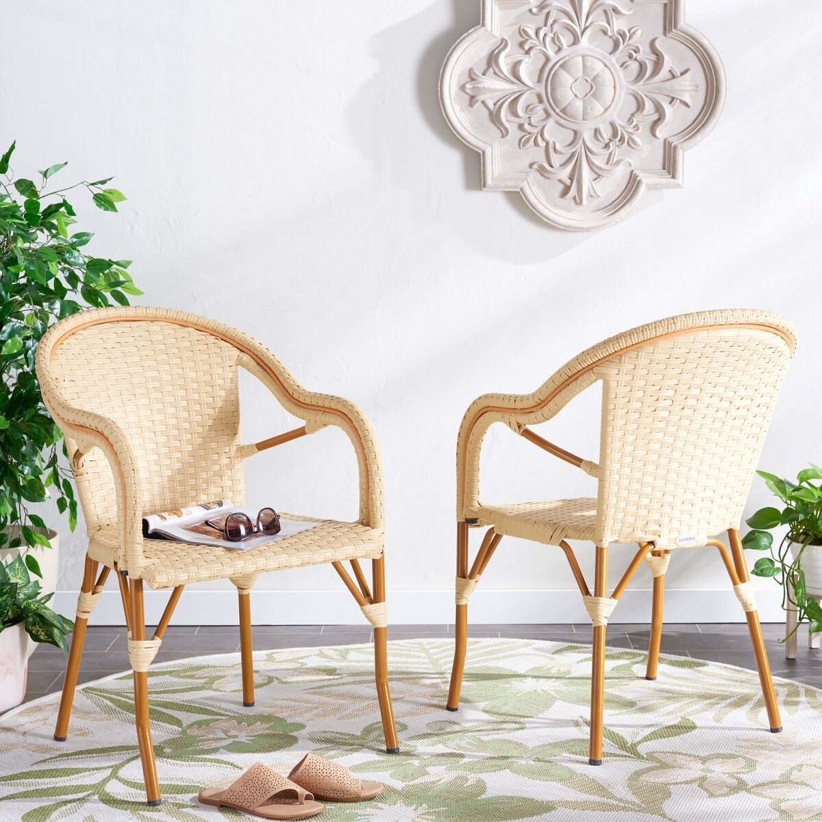 California Armchair - Natural - Safavieh - Image 1