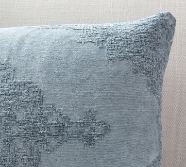 Maddie Textured Lumbar Pillow Cover, 16 x 26", Beach Glass - Image 3