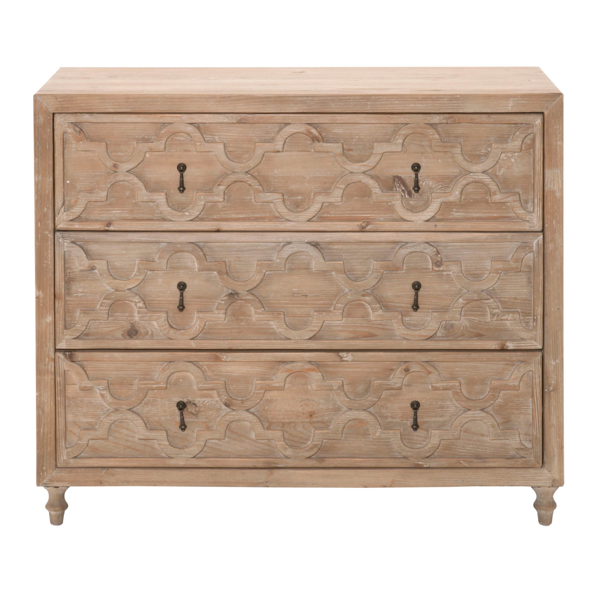 Clover Entry Cabinet, Smoke Gray - Image 0