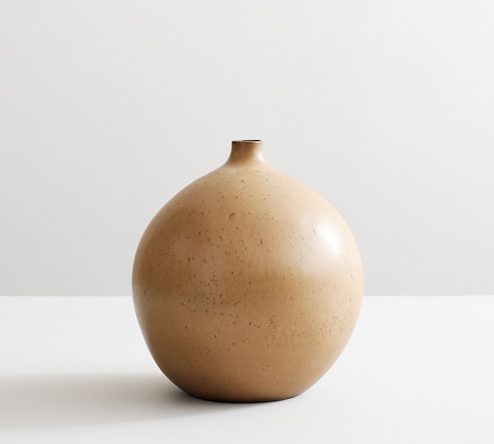 Rustic Brown Vase, Medium - Image 0