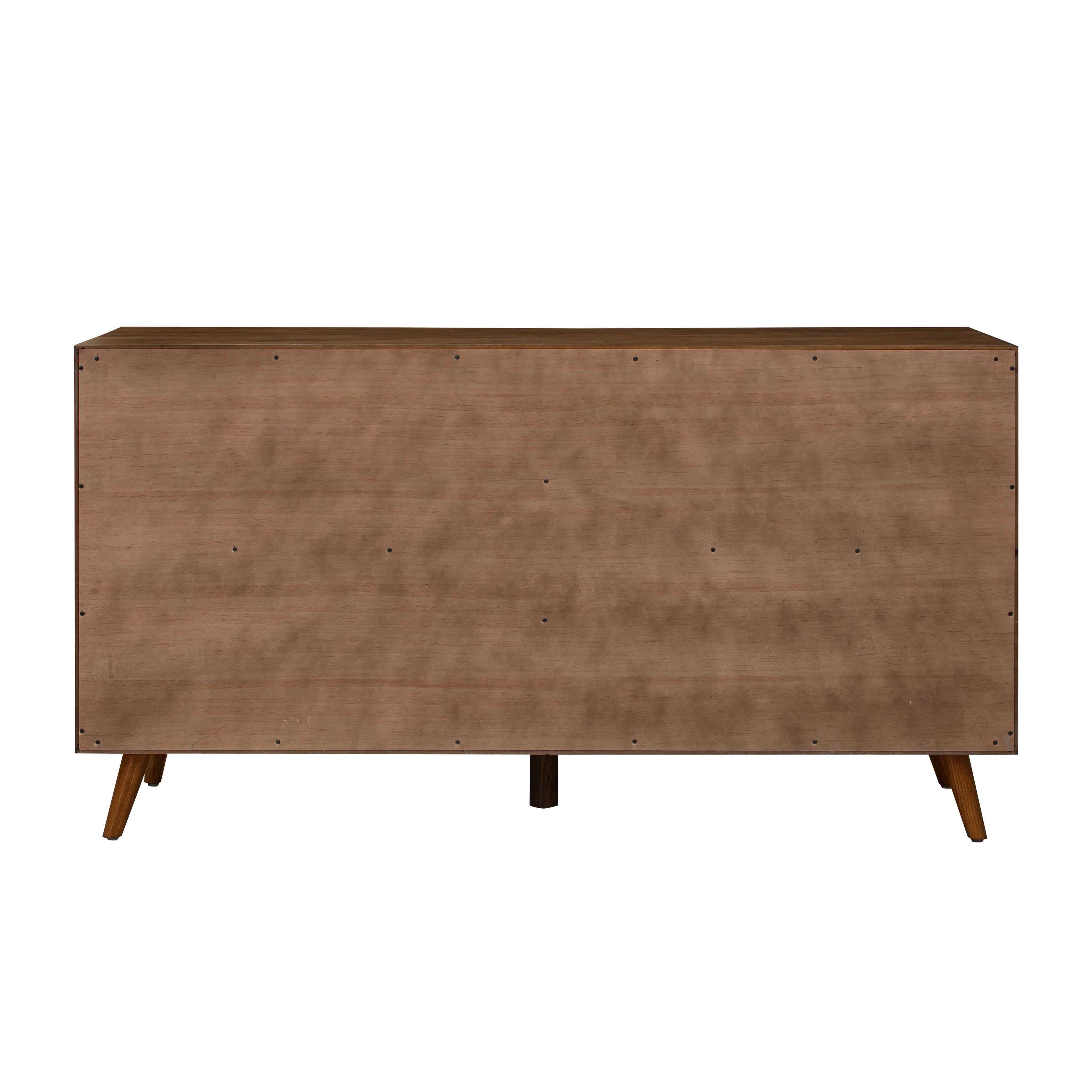 Emery Pecan 6 Drawer Dresser - Image 4