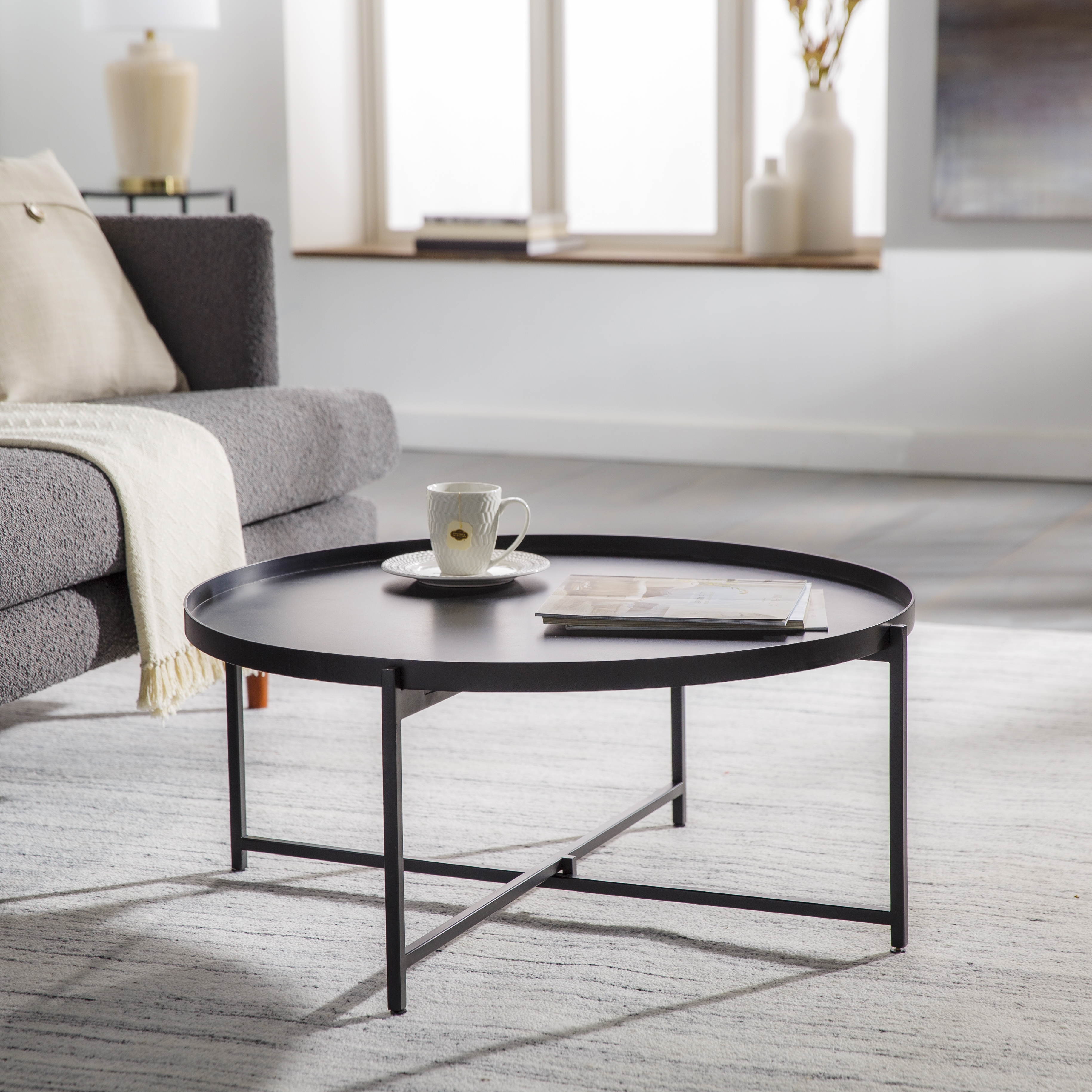 Aracruz  14"H x 32"W x 32"D Coffee Table - Image 1