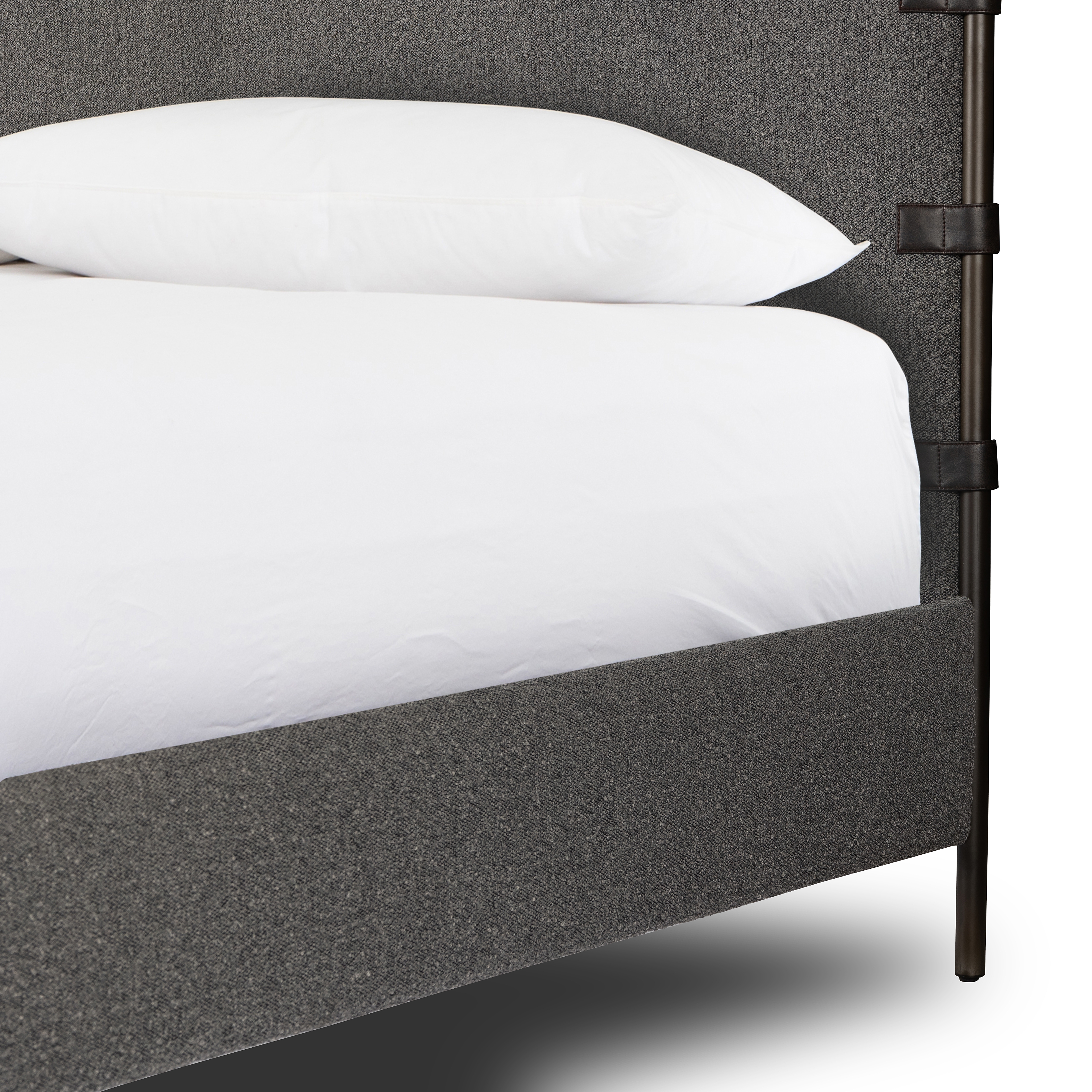 Anderson Canopy Bed-Knoll Charcoal-King - Image 5