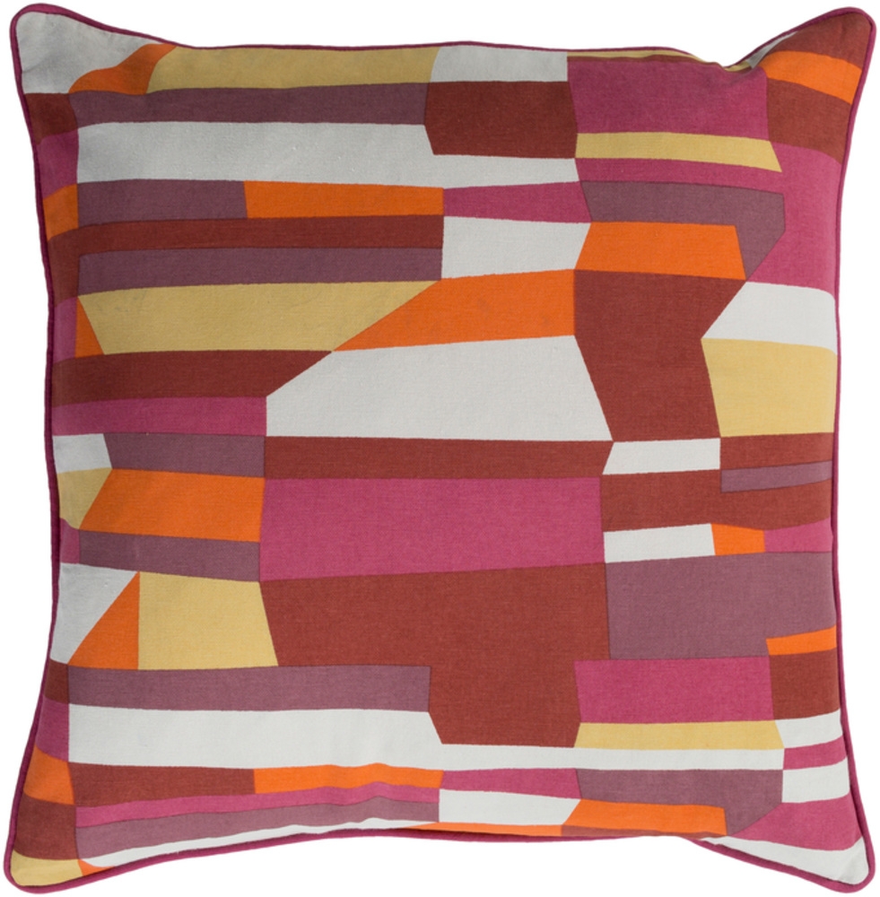 Technicolor Throw Pillow, 20" x 20", with poly insert - Image 0