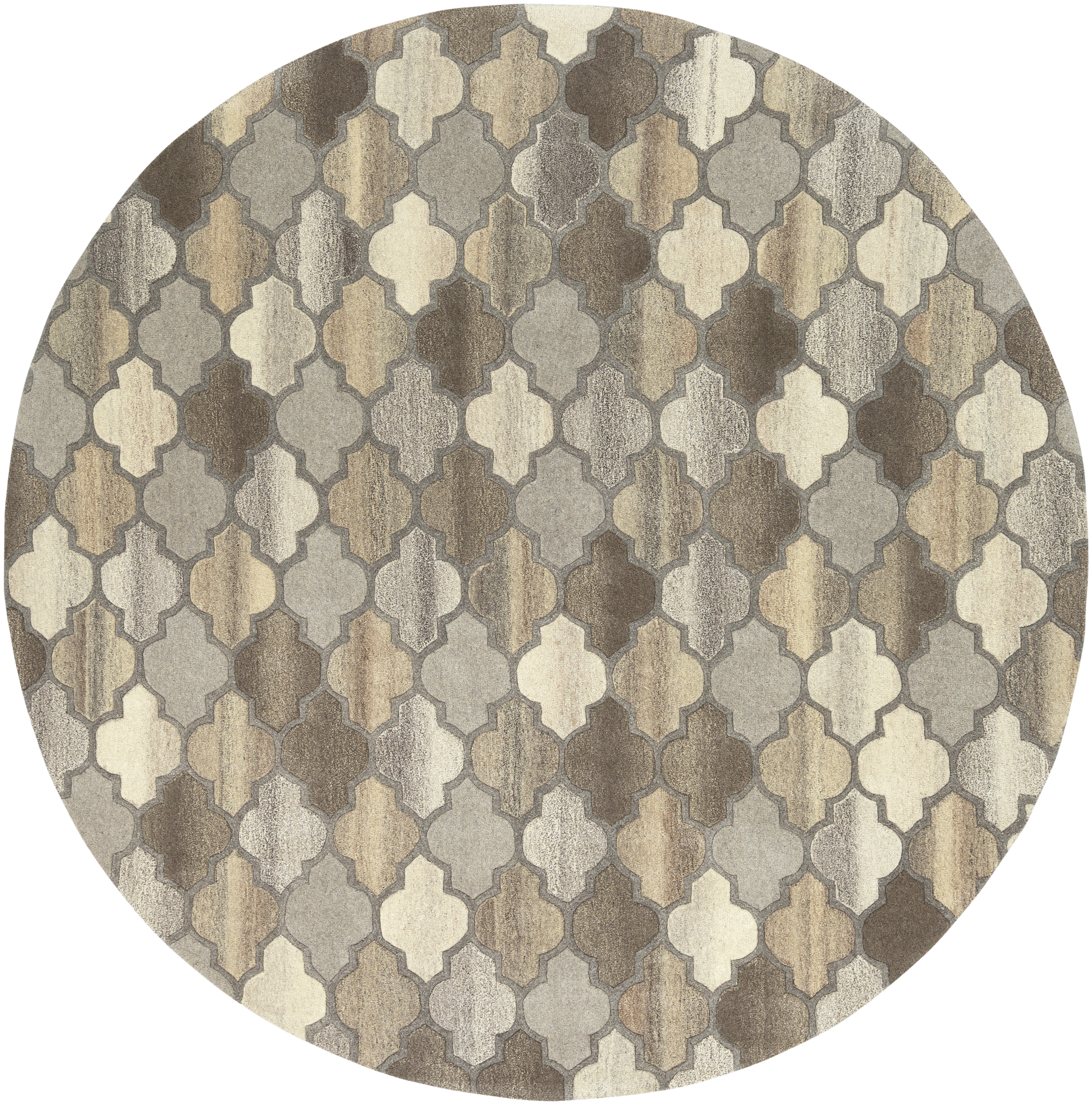 Forum Beige Indoor 4' x 4' Handmade Rug - Image 0