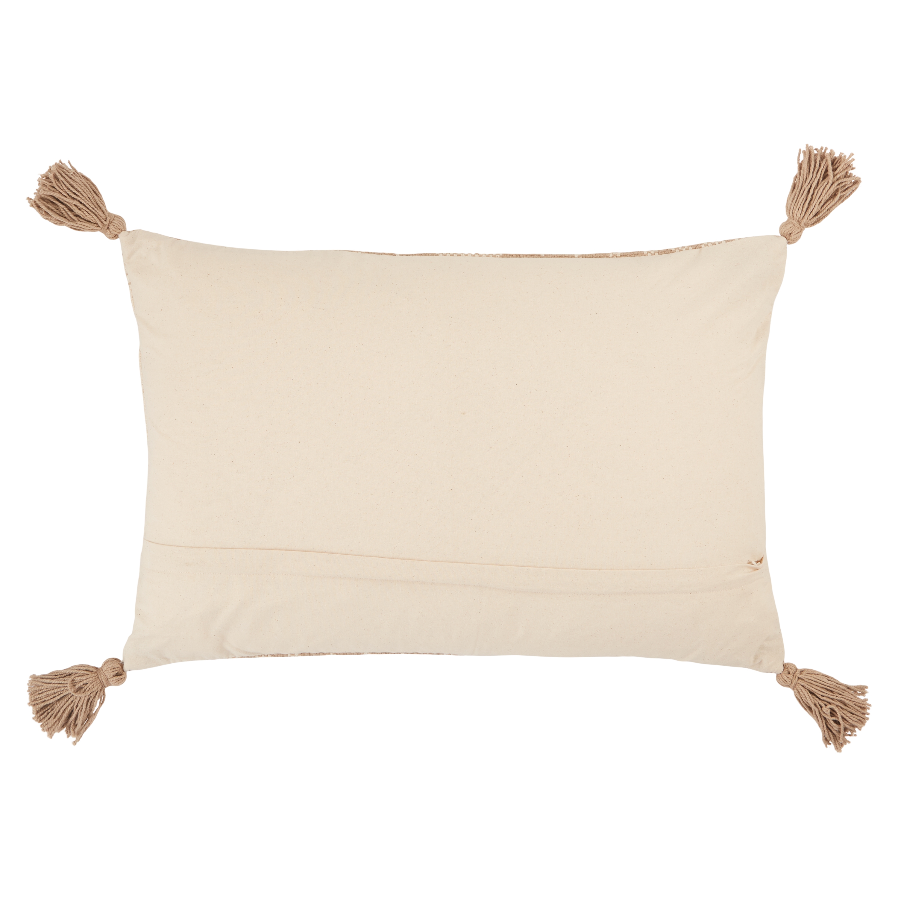 Design (US) Taupe 16"X24" Pillow - Image 1