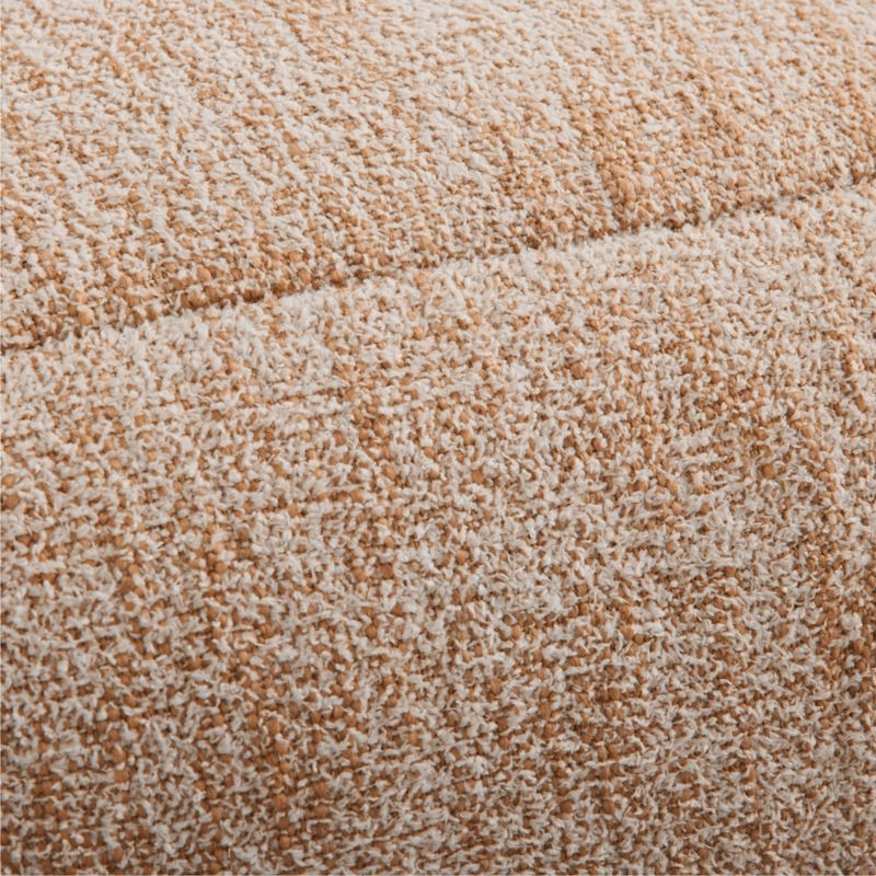 Sesame Brown Organic Cotton Boucle Kids Lounge Chair - Image 1