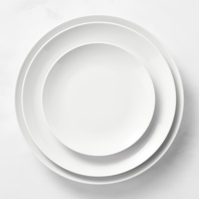 Pillivuyt Coupe Porcelain 16-Piece Dinnerware Set with Pasta Bowl, White - Image 2