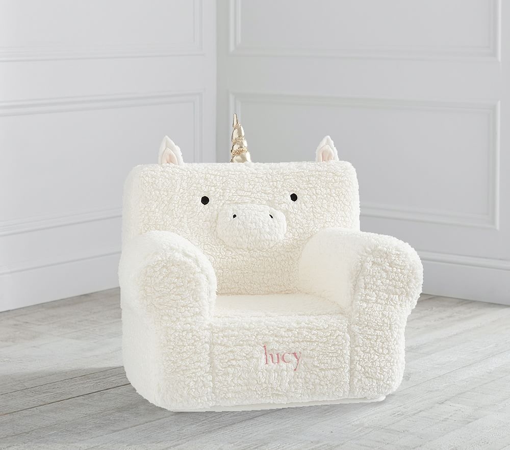 Unicorn Ivory Sherpa My First Toddler Anywhere Chair(R) Slipcover Only - Image 0
