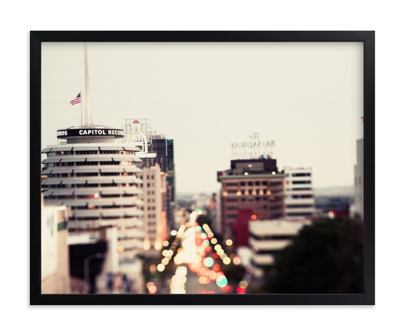 Capitol Records At Dusk Limited Edition Fine Art Print 1 - Image 0