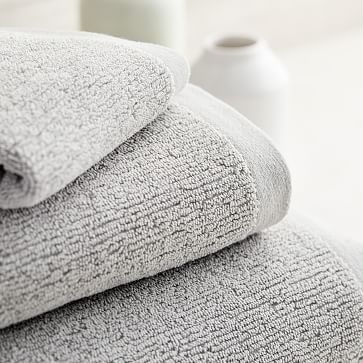 Organic Textured Towel, Set of 3 Pack, Oatmeal - Image 1