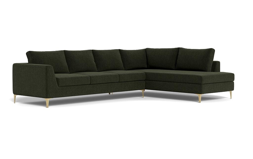 Asher 4-Seat Sectional with Right Bumper - Image 1