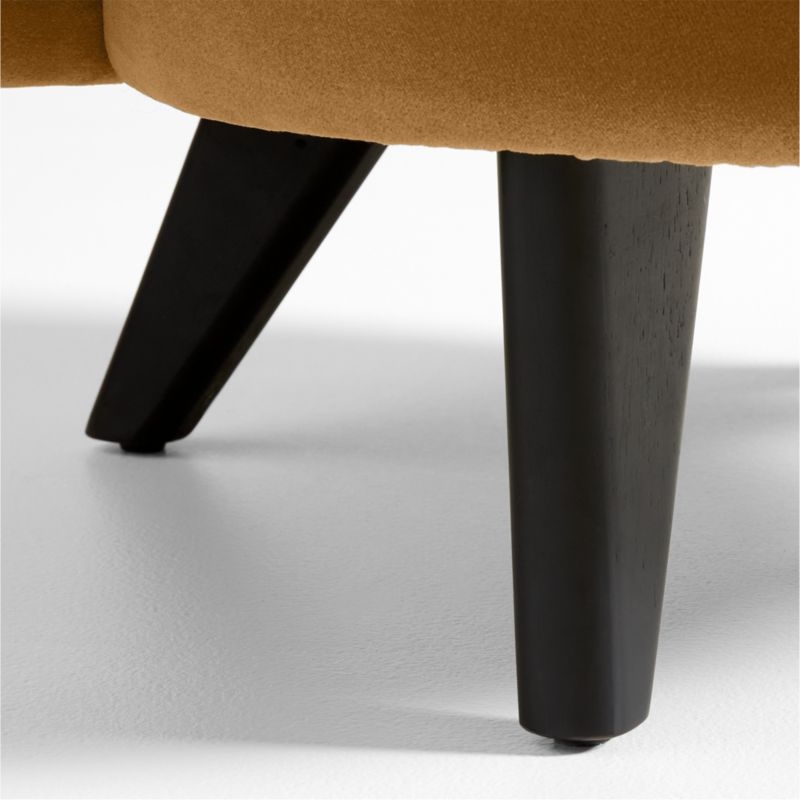 Sensorio Swoop Arm Velvet Accent Chair by Athena Calderone - Image 7