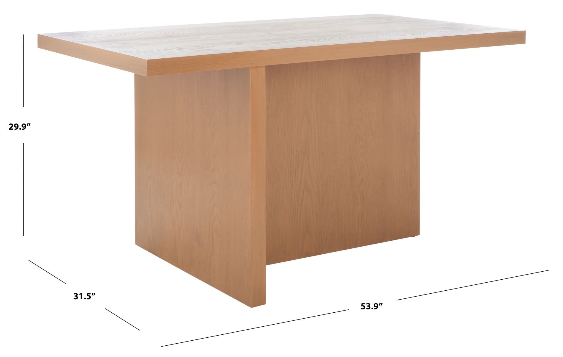Assana Dining Table - Sand - Safavieh - Image 8