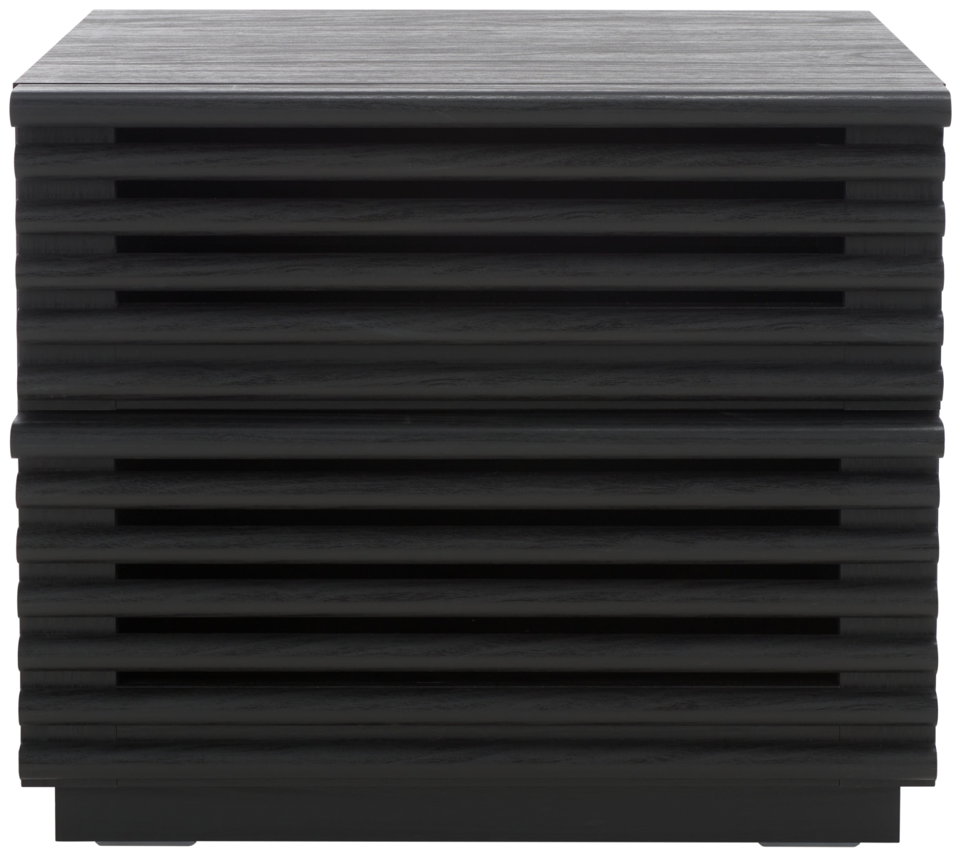 Averi 2 Drawer Nightstand - Black - Safavieh - Image 0